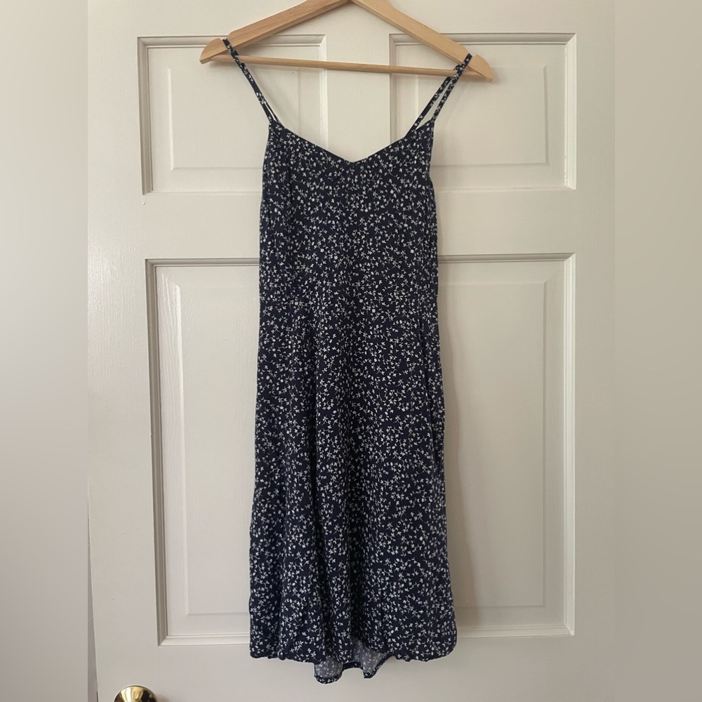GAP Navy Floral Mini Dress